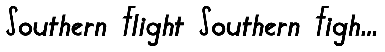 Southern Flight Southern Fight Bold